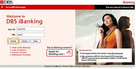 dbs singapore netbanking.